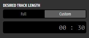stock music track length