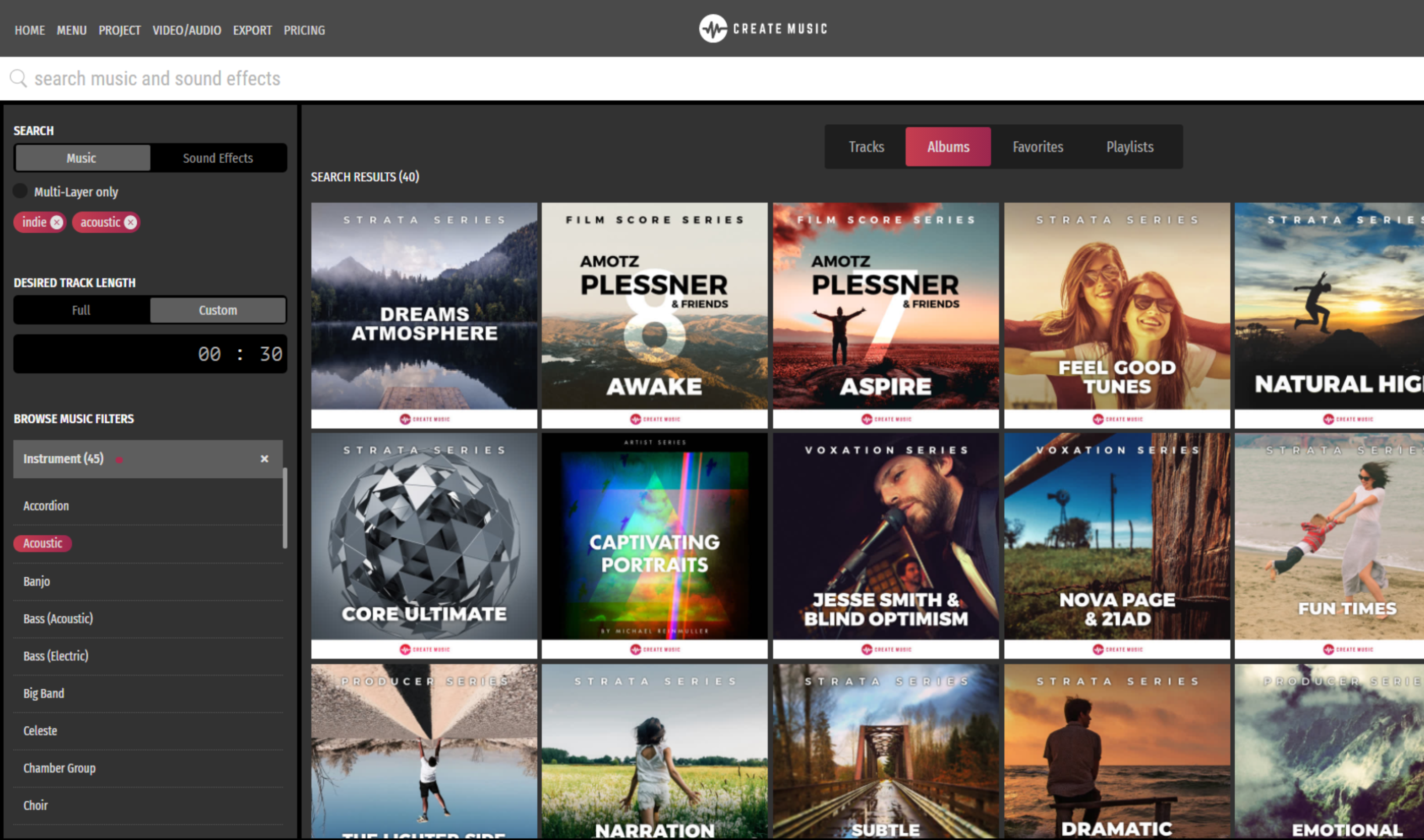 create music royalty free stock music